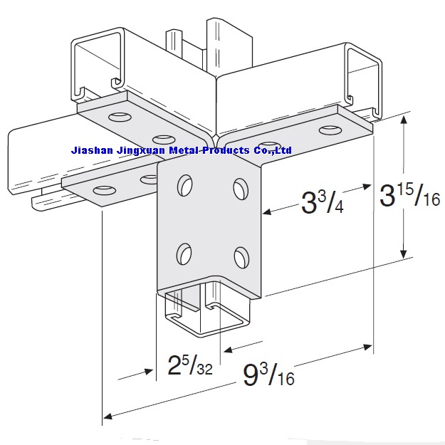 12-hole triple wing connector